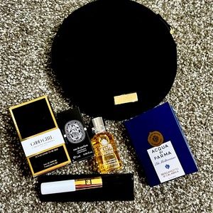 Carolina Herrera Good Girl bag with samples